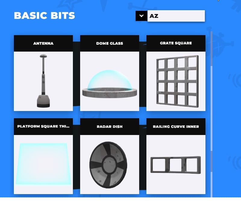 BasicBits素材1、アンテナやガラスなど